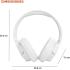 JBL TUNE 770NC Adaptive Noise Cancelling Over-Ear Bluetooth 5.3 Up to 70H battery Speed Charge Lightweight Comfortable & Foldable design - White